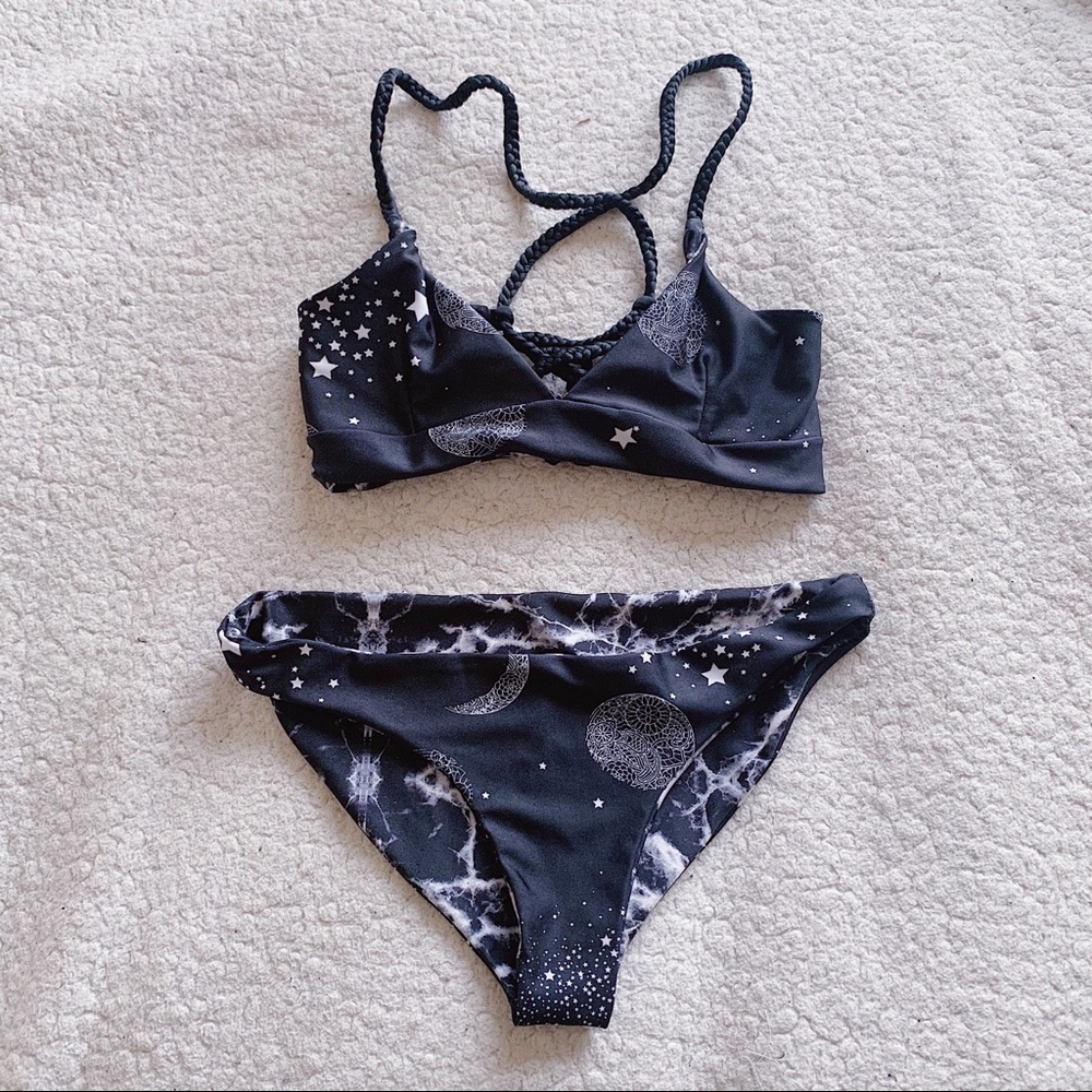 Lali and Layla reversible strappy swimsuit set